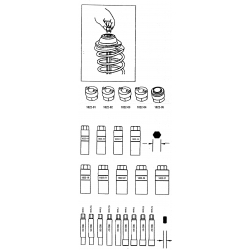 Komplet  narzędzi do amortyzatorów 39szt.  AN050011 Jonnesway