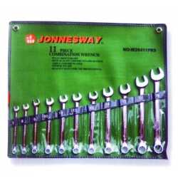 Zestaw kluczy płasko-oczkowych calowych W26411SA Jonnesway