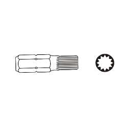 Bit 10mm SPLINE M5 x 30mm D10M30M05A Jonnesway