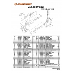 Piła pneumatyczna JAT-6403 Jonnesway