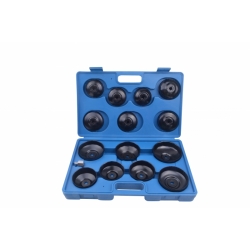 Zestaw 15szt. kluczy nasadowych do filtrów oleju QS60037 Quatros