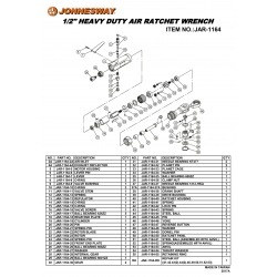 Klucz pneumatyczny kątowy 1/2'' JAR-1164 Jonnesway