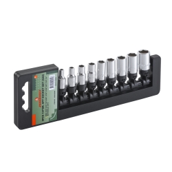 S05H2209S  Zestaw 9szt. nasadek 1/4