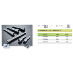 Nasadka magnetyczna do wkrętarki 1/4'' 6mm L=65mm D165MN06M Jonnesway