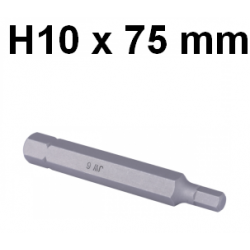 Bit 10mm ampulowy H10 x 75mm D175H100 Jonnesway