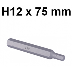 Bit 10mm ampulowy H12 x 75mm D175H120 Jonnesway