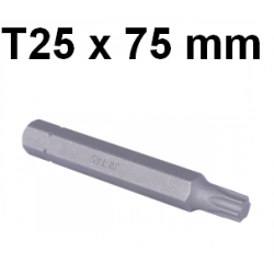 Bit 10mm TORX T25 x 75mm D175T25 Jonnesway