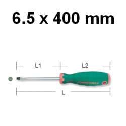 Wkrętak płaski 6.5 x 400mm D71S6400 Jonnesway