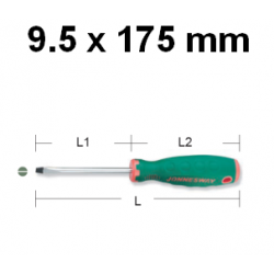 Wkrętak płaski 9.5 x 175mm D71S9175 Jonnesway