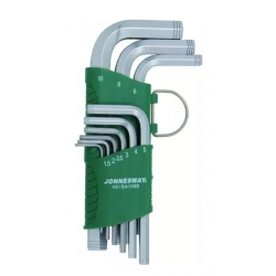 Zestaw 9szt. kluczy wpustowych ampulowych giętych bezpoślizgowych 1.5-10mm H01SA109S Jonnesway