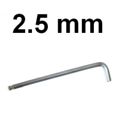 Klucz wpustowy ampulowy gięty bardzo długi z kulką 2.5mm H06SM125 Jonnesway