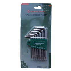 Zestaw 7szt. kluczy wpustowych TORX giętych T10-T40 H08M07S Jonnesway