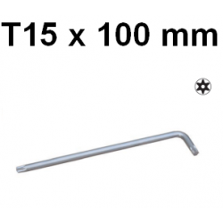 Klucz wpustowy TORX gięty bardzo długi z otworem T15 x 100mm H08ST15100 Jonnesway