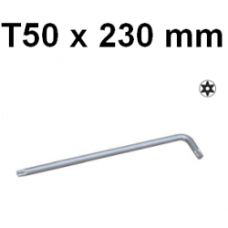Klucz wpustowy TORX gięty bardzo długi z otworem T50 x 230mm H08ST50230 Jonnesway