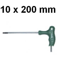 Klucz wpustowy ampulowy gięty z uchwytem 10 x 200mm H10MB10200 Jonnesway