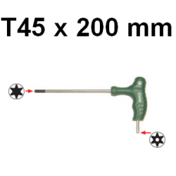 Klucz wpustowy TORX gięty z uchwytem T45 x 200mm H10MT45200 Jonnesway