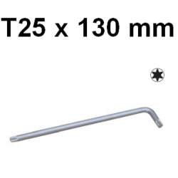 Klucz wpustowy TORX gięty bardzo długi T25 x 130mm H12S25130 Jonnesway