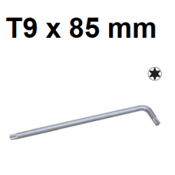 Klucz wpustowy TORX gięty bardzo długi T9 x 85mm H12S09085 Jonnesway