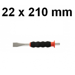 Przecinak 22 x 210mm z osłoną rękojeści M61H122 Jonnesway