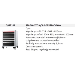 Zestaw 8szt. mebli warsztatowych QS17008 Quatros