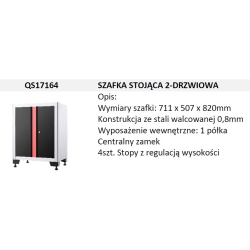 Zestaw 8szt. mebli warsztatowych QS17008 Quatros