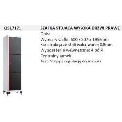 Zestaw 8szt. mebli warsztatowych QS17008 Quatros