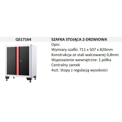 Zestaw 15szt. mebli warsztatowych QS17015 Quatros