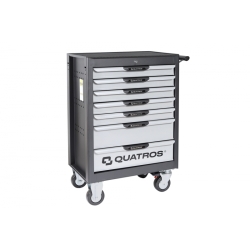 Wózek narzędziowy 7-szufladowy z systemem blokady szuflad QS17070  Quatros