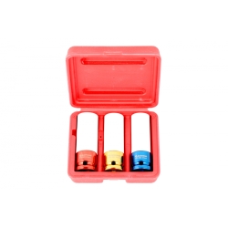 Zestaw 3szt. nasadek do felg ALU 1/2" 17, 19, 21mm  QS90801 Quatros