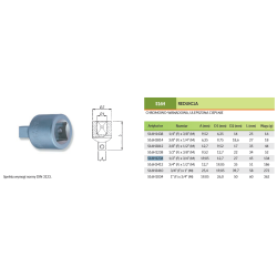 Redukcja 1/2''(F) x 3/4''(M) S16H1234 Jonnesway