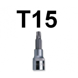 Bit TORX T15 x 37mm z nasadką 1/4'' S07H215 Jonnesway