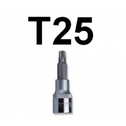 Bit TORX T25 x 37mm z nasadką 1/4'' S07H225 Jonnesway