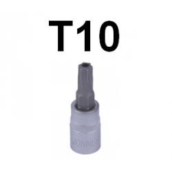 Bit TORX z otworem T10 x 58mm z nasadką 1/4'' S08H210 Jonnesway