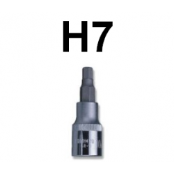Bit ampulowy H7 x 37mm z nasadką 1/4'' S09H207 Jonnesway