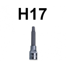Bit ampulowy H17 x 100mm z nasadką 1/2'' S09H4317 Jonnesway