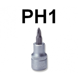 Bit krzyżakowy PH1 x 37mm z nasadką 1/4'' S11H201 Jonnesway