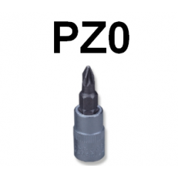 Bit krzyżakowy PZ0 x 37mm z nasadką 1/4'' S12H200 Jonnesway
