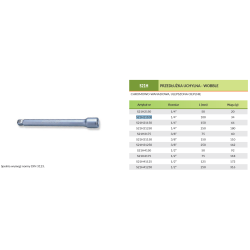 Przedłużka WOBBLE 1/4'' L=100mm S21H21100 Jonnesway