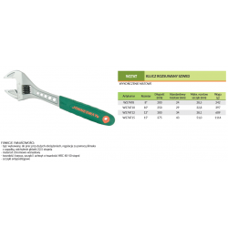 Klucz rozsuwany SZWED 12'' W27AT12 Jonnesway