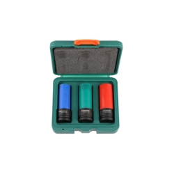Zestaw 3szt. nasadek udarowych długich 1/2" z magnesem do felg aluminiowych S22A4103MS Jonnesway