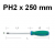 Wkrętak krzyżakowy PH2 x 250mm D71P2250 Jonnesway