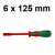 Wkrętak izolowany nasadowy 6 x 125mm DV41M6 Jonnesway