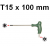 Klucz wpustowy TORX gięty z uchwytem T15 x 100mm H10MT15100 Jonnesway