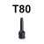 Bit udarowy TORX T80 z nasadką 1/2'' S06A4T80 Jonnesway