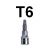 Bit TORX T6 x 37mm z nasadką 1/4'' S07H206 Jonnesway