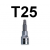 Bit TORX T25 x 37mm z nasadką 1/4'' S07H225 Jonnesway