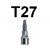 Bit TORX T27 x 37mm z nasadką 1/4'' S07H227 Jonnesway