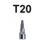 Bit TORX T20 x 58mm z nasadką 1/2'' S07H420 Jonnesway