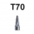 Bit TORX T70 x 58mm z nasadką 1/2'' S07H470 Jonnesway