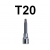 Bit TORX T20 x 100mm z nasadką 1/2'' S07H4320 Jonnesway